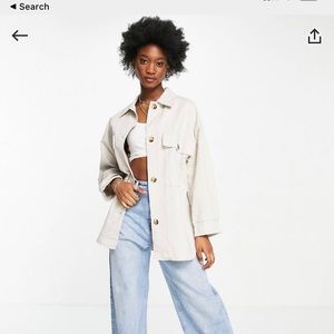 NWOT ASOS Design Oversized Shacket